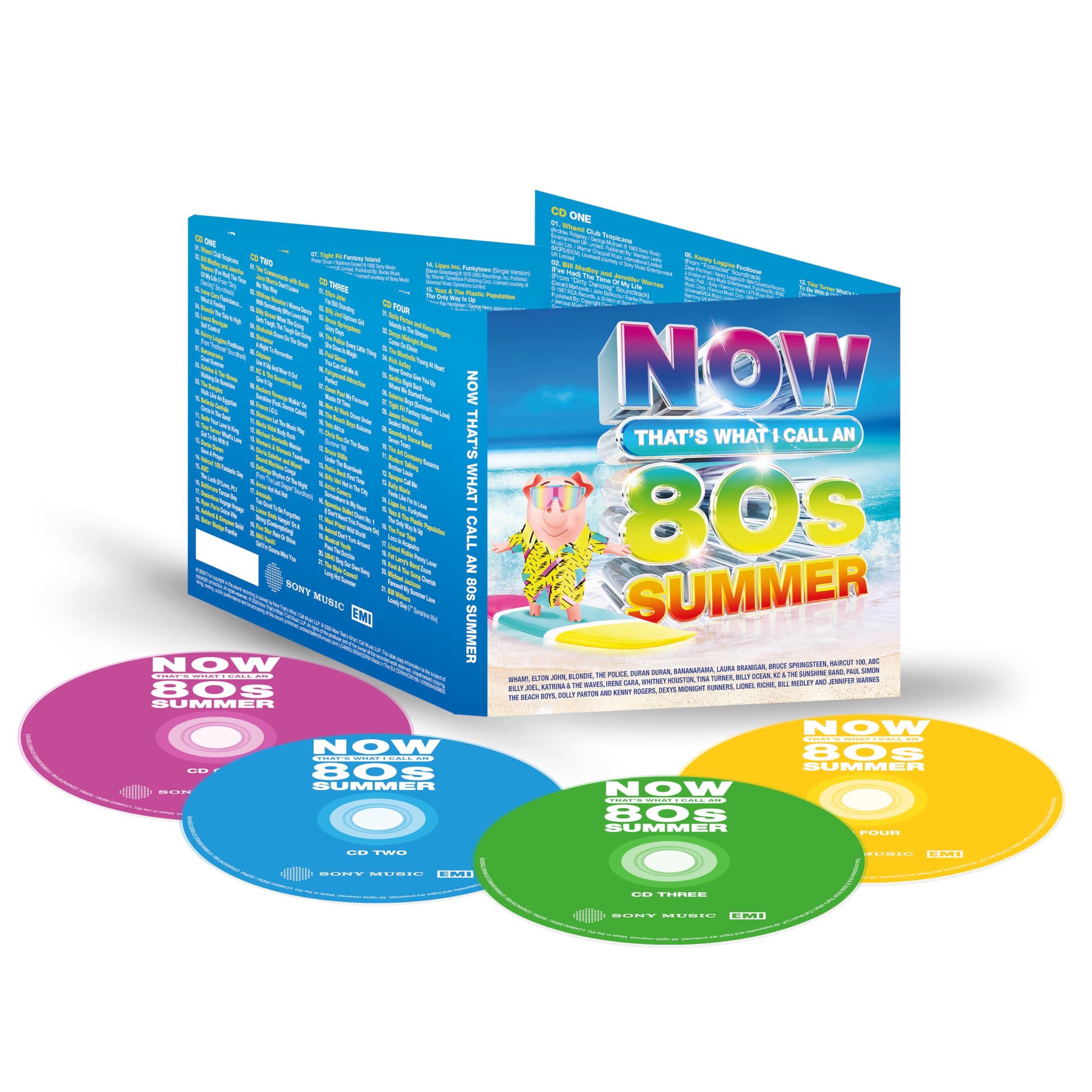 NOW That's What I Call an 80s Summer - Various Artists (NOW) 4CD Album/new