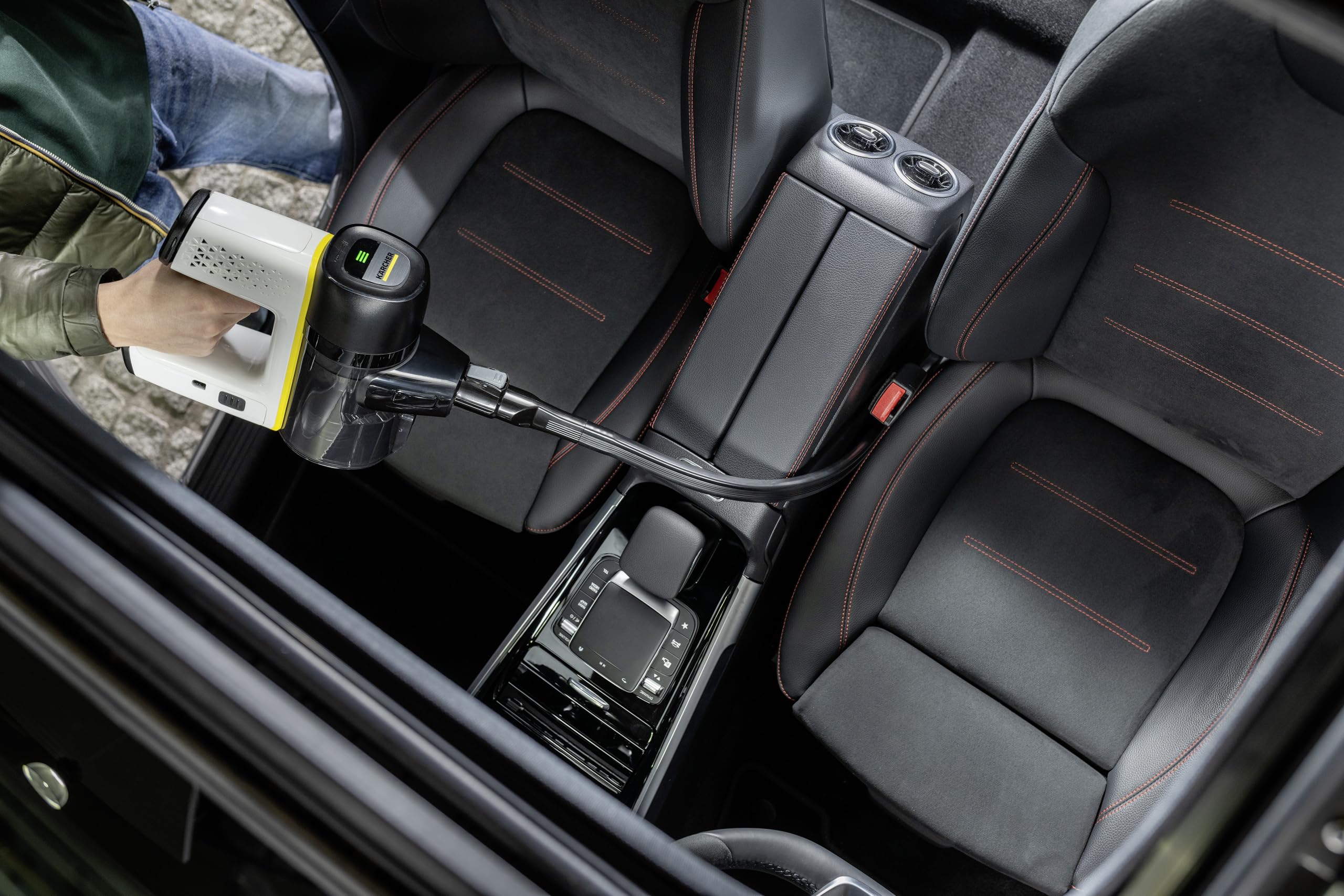 Kärcher 2.863-323.0 Set di Accessori per la Puliza Approfondita dell'Auto per Aspirapolvere VC 4, VC 6, VC 7, Grigio