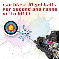 Vista 2 de EMERBU Gel Splat Blaster Vector de la serie EMERBU Lite, batería recargable modular de 7.4 V, manual y totalmente automático, para mayores de 15