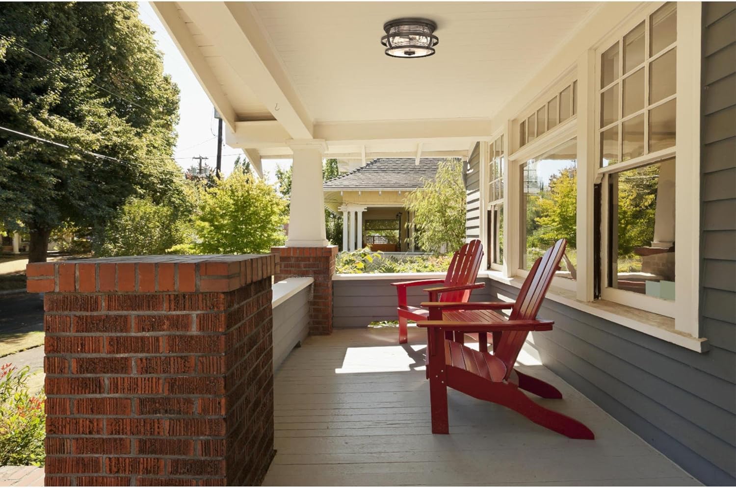 Buу 1 gеt 1 🔥 Westinghouse Lighting 6359500 Weatherby Outdoor Two-Light Flush Mount in Weathered Bronze Finish and Clear Glass 🔥 Westinghouse Lighting 6359500 Weatherby Outdoor Two-Light Flush Mount in Weathered Bronze Finish and Clear Glass