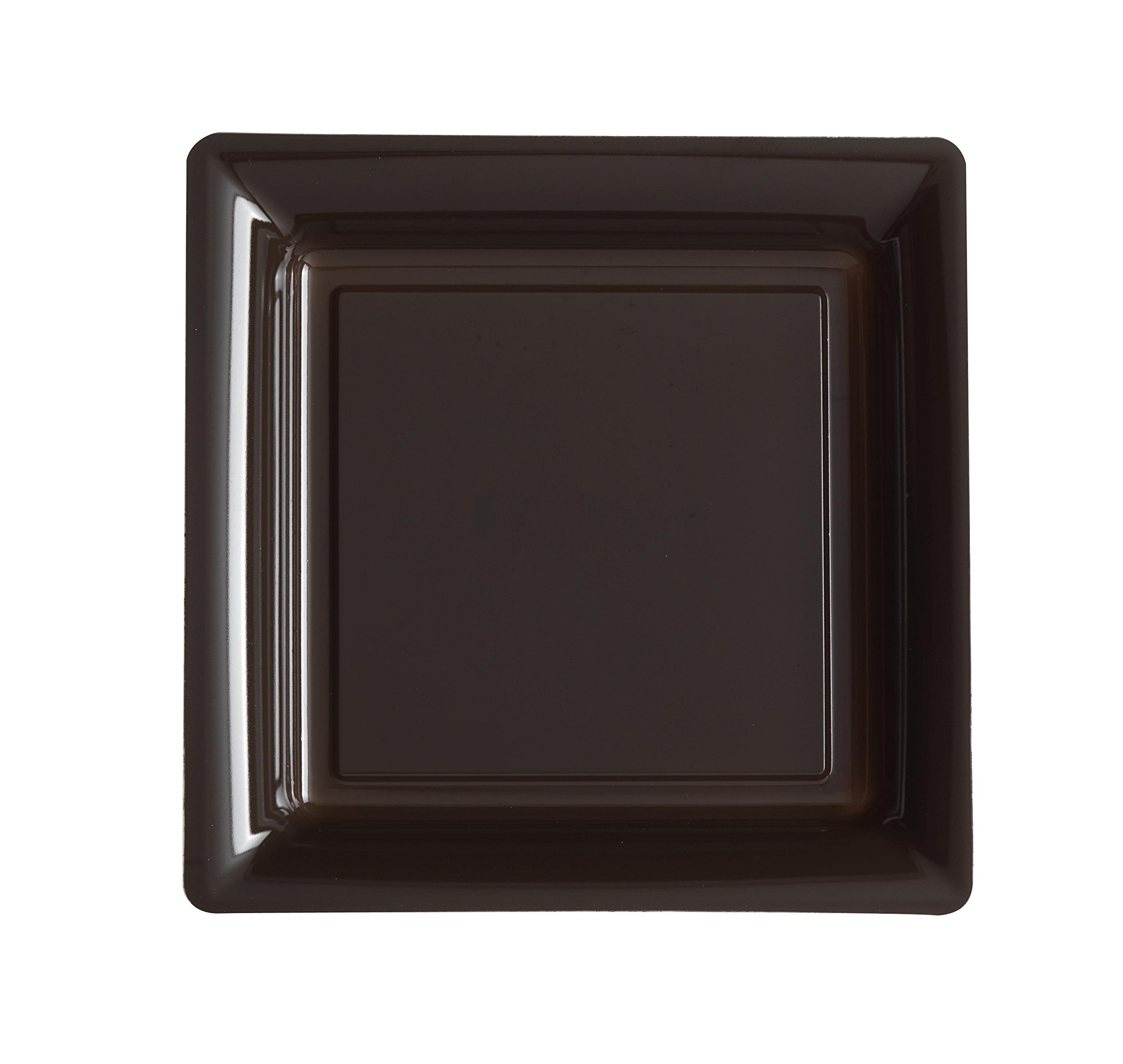 My Disposable Tableware – Plate Carree Chocolate Diameter 235