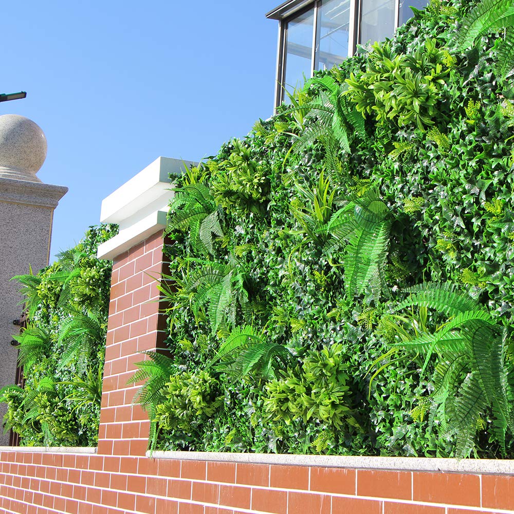 Buy ULAND Artificial Topiary Hedges Panels, Plastic Faux Ivy Fence Mat