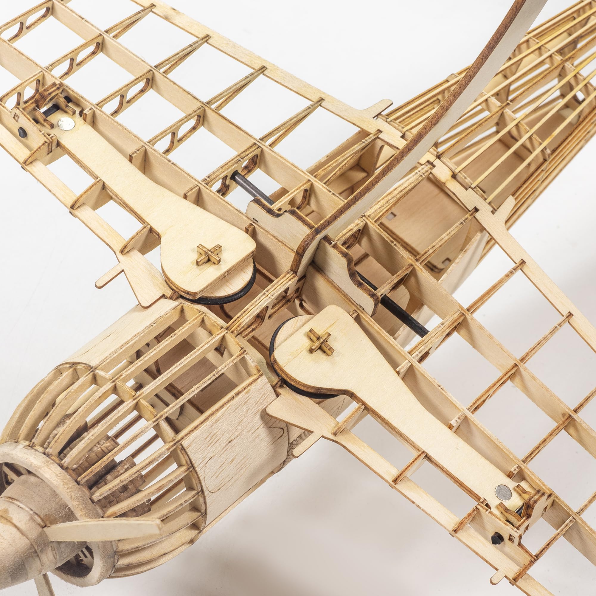FW-190A Puzzle en bois d'avion 3D 1:25, découpe au laser, kit d'avion en bois de balsa à construire pour adultes, modèles en bois pour décoration de la maison, cadeau d'anniversaire