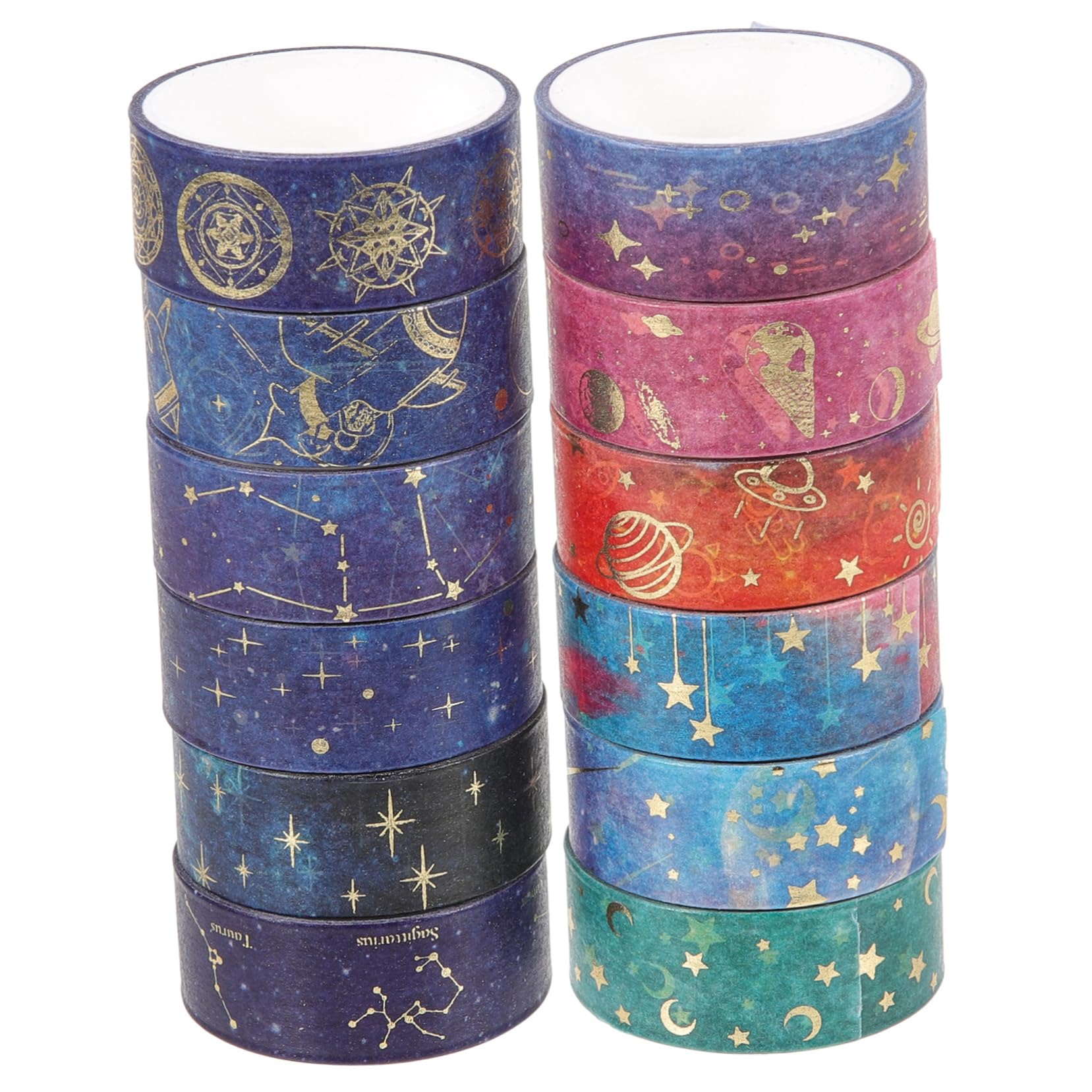 48rotoli Washi Tape Decorativo Adesivo per Scrapbooking e Journaling per Creativi e