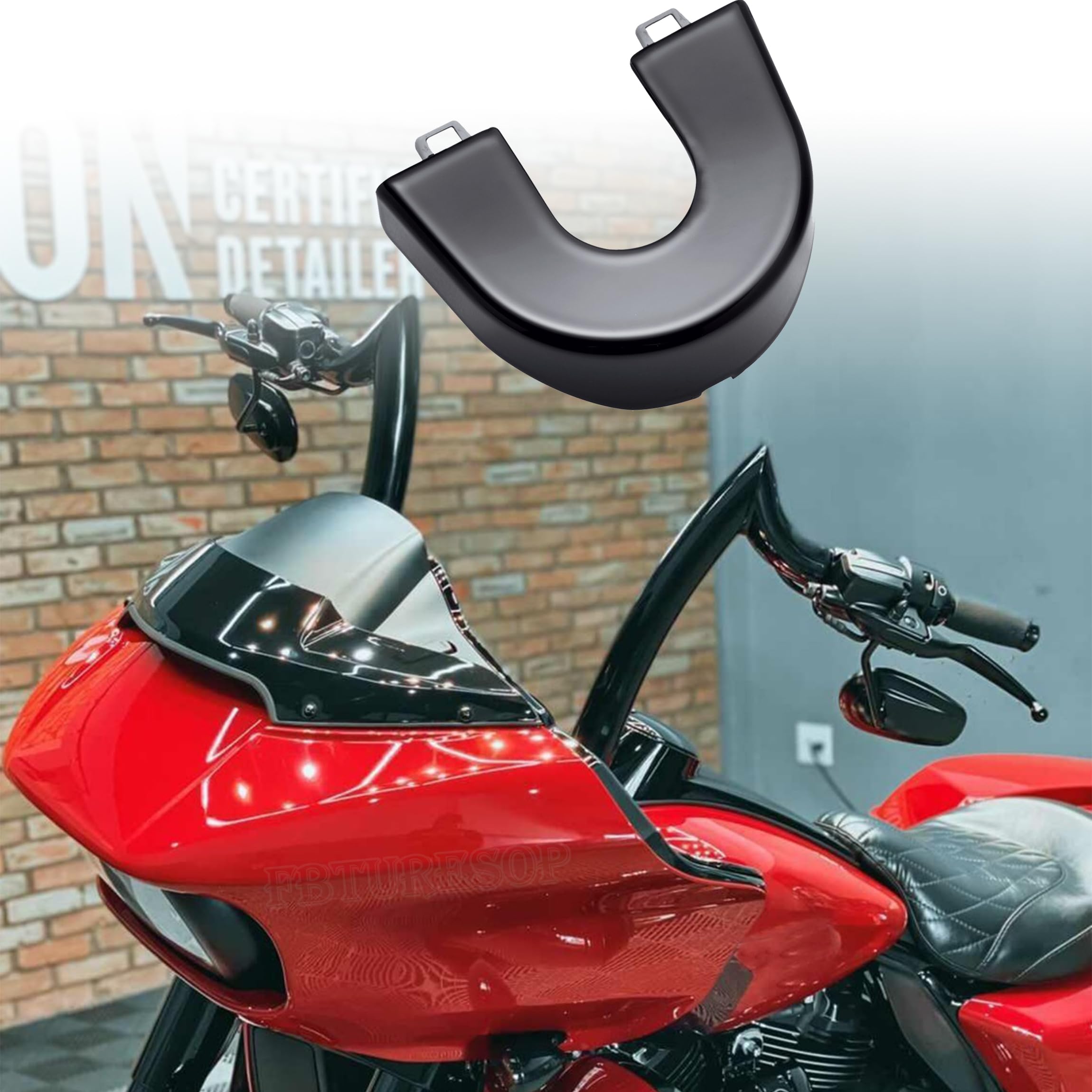 Ignition Switch Cover For Harley Road Glide Ignition Switch Panel Trim Gloss Black (Gloss Black)