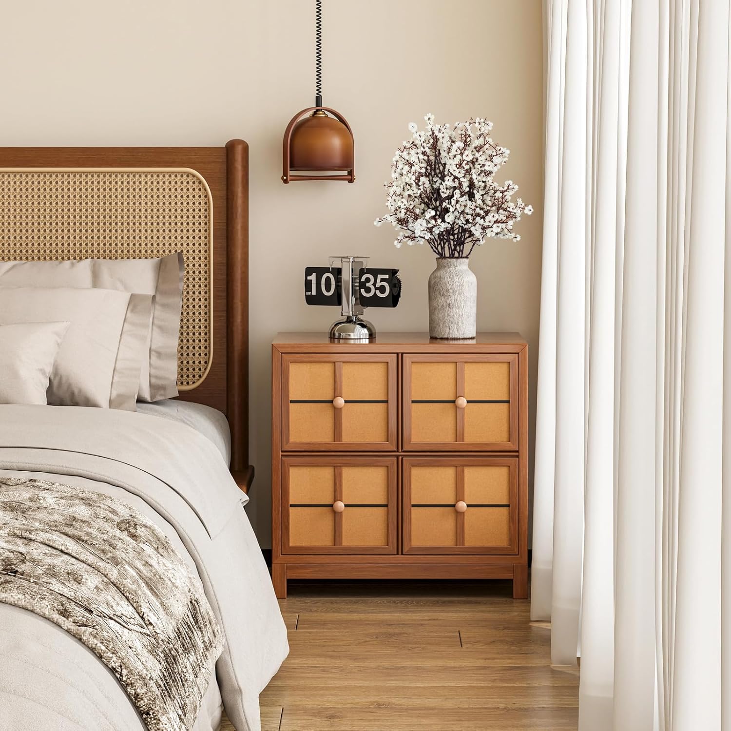 Babys Breath Artificial Flowers 6Pcs Fake Flowers Real Touch Faux Gypsophila Bouquet for Home Wedding Party Table Decor (White) - Image 6