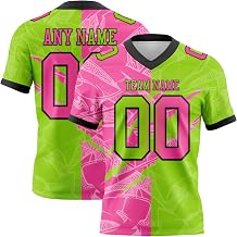 Custom Fade Football Jerseys Men Women Youth Personalized Stitched/Printed Football Shirts Customize Practice Sports Uniform