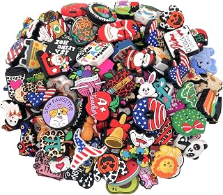 100Pcs Silicone Focal Beads Bulk, Different Random Mix Collections Teacher Character Valentines Easter Focal Beads for Pens Keychains DIY Jewelry Making