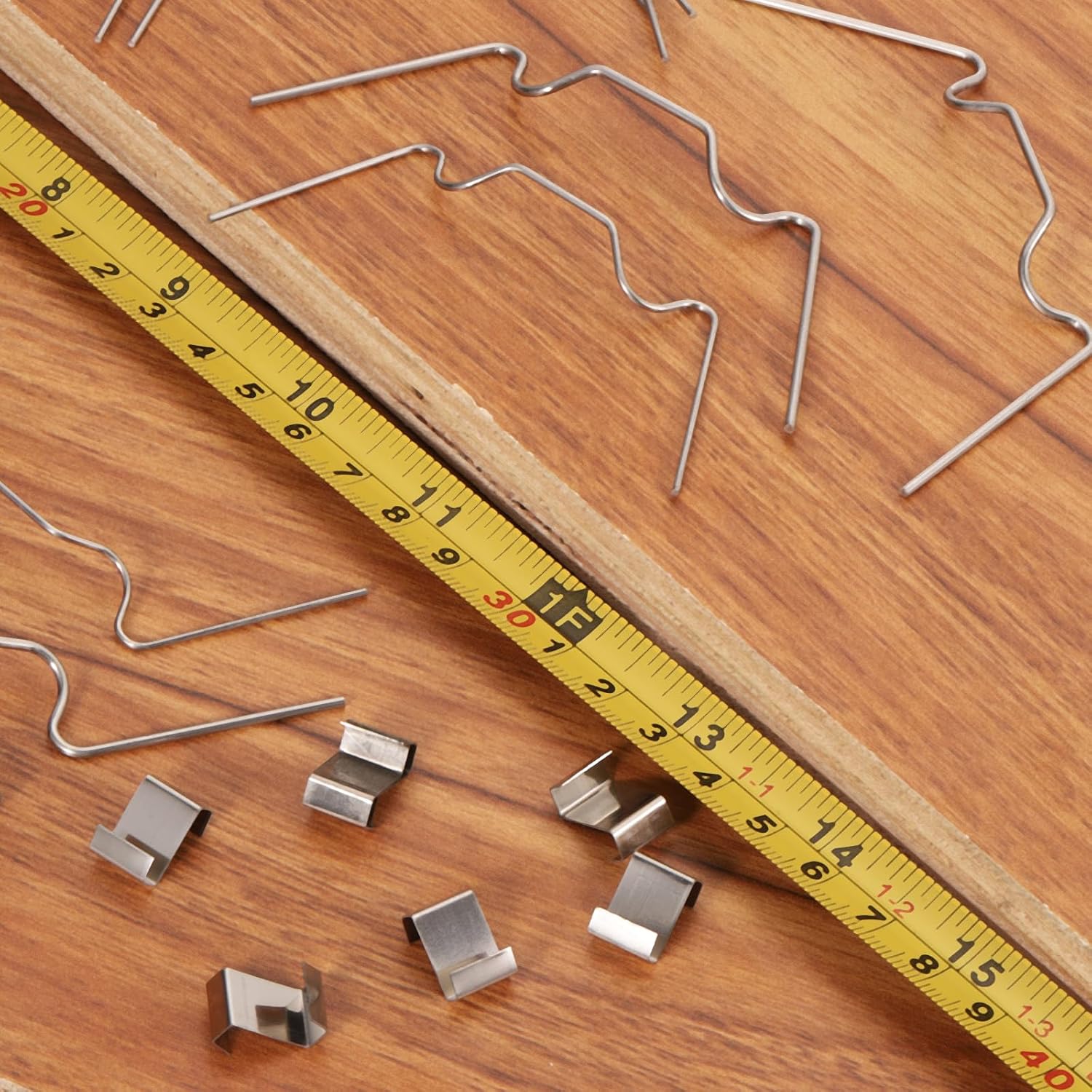 UXCELL 150pcs Greenhouse Glazing Clips, 95mm Stainless Steel W Type Greenhouse Glazing Wire Clips