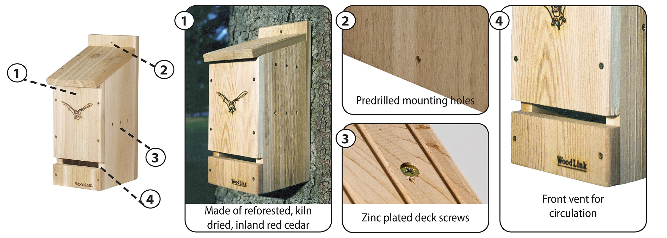 Woodlink BAT1 Cedar Bat Cottage
