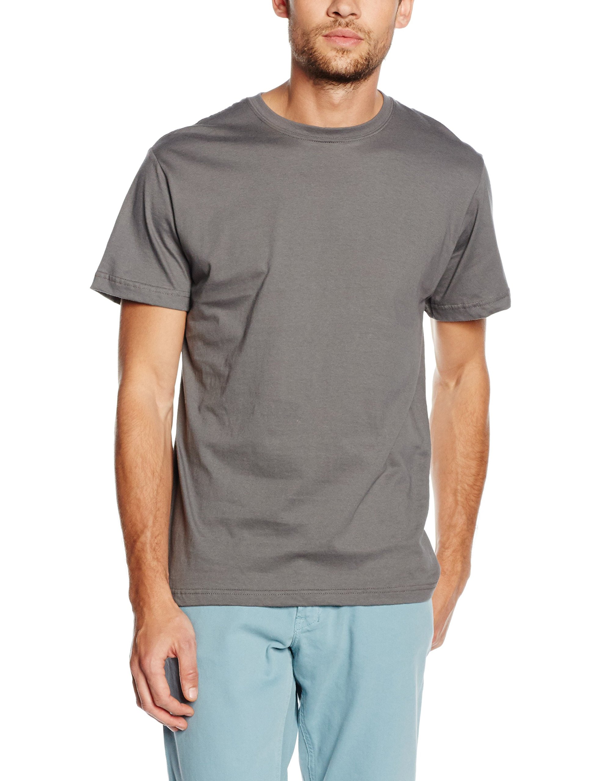 StedmanMen's Classic-T/ST2000 T-Shirt, Grey (Real Grey), Medium