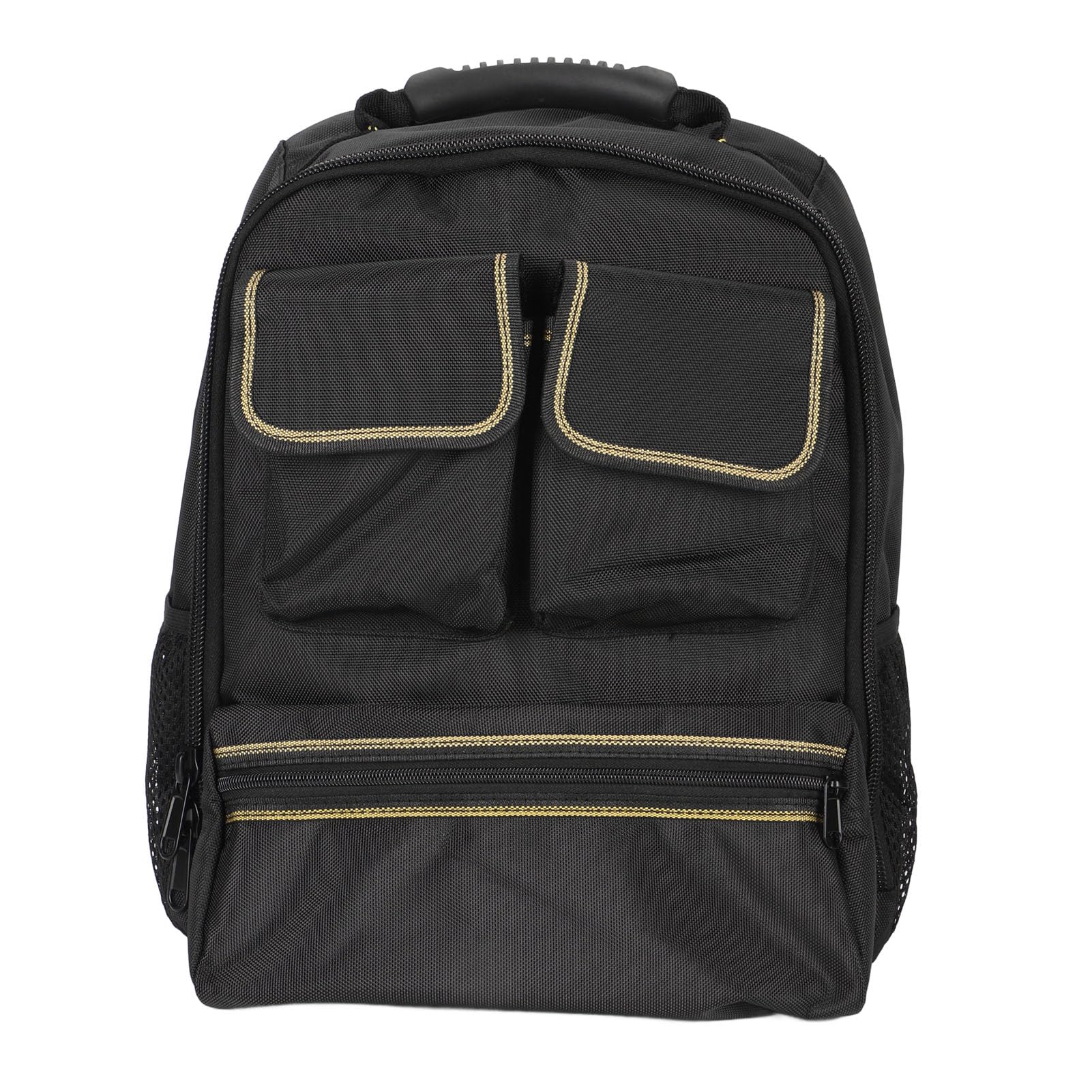 Hyuduo Sac à Dos à Outils Sac à Outils en Tissu Oxford à Dos d'électricien Multifonction pour les Techniciens de Maintenance avec Rangement du Matériel et Conception de Transport Portable