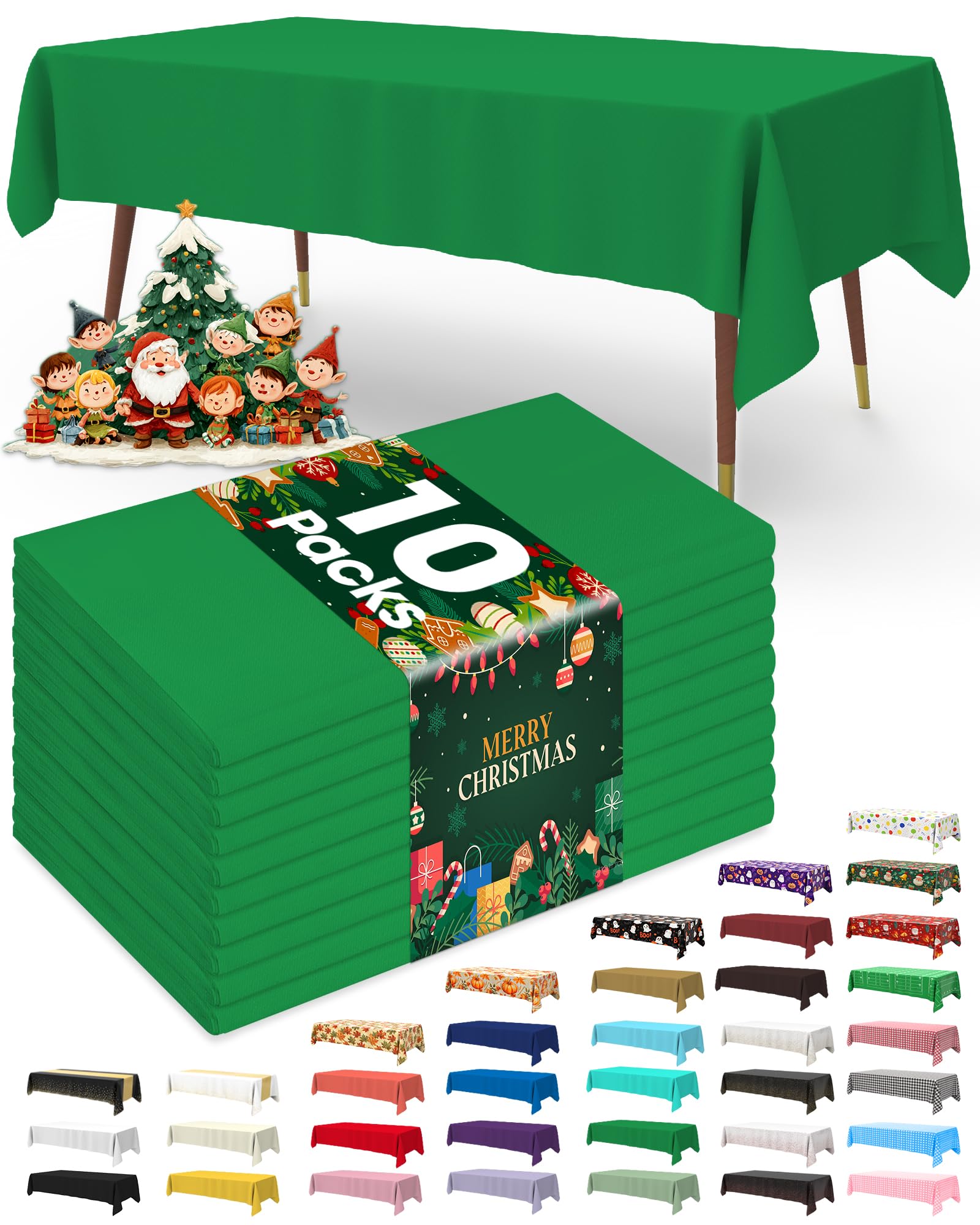 Pureegg Plastic Table Cloth Disp