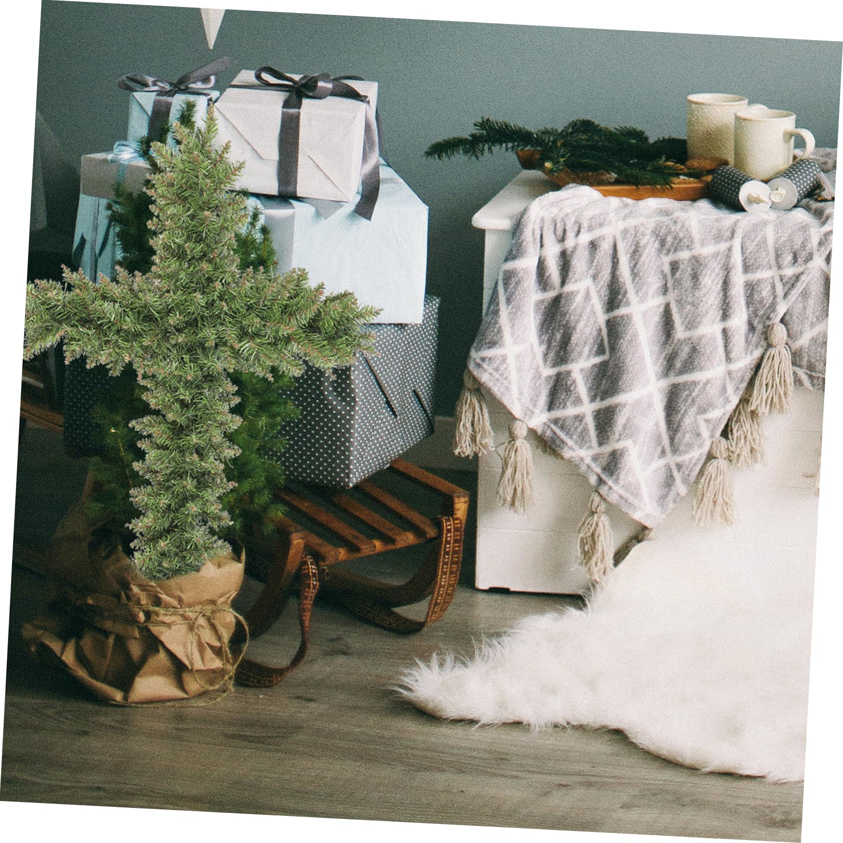 Ciieeo Shaped Wreath Holder Wreath Frame for Decor Sturdy Garland Rack for Christmas Easter Home Decoration Use