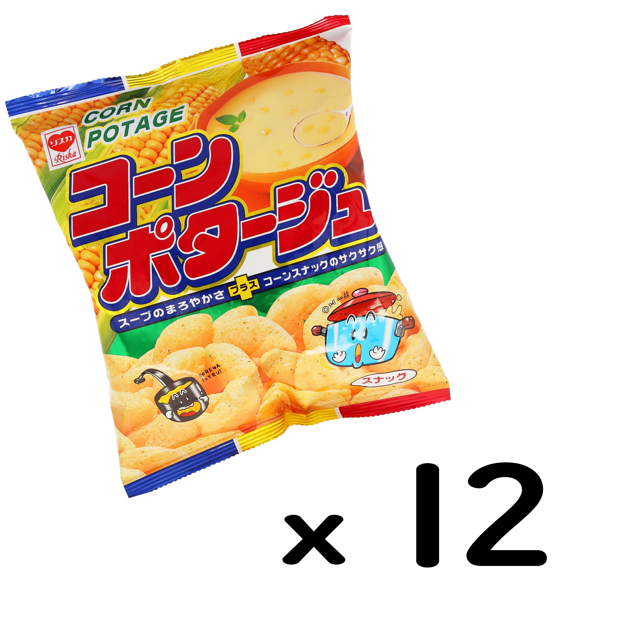 リスカ コーンポタージュ 75g×12袋 おいしい味