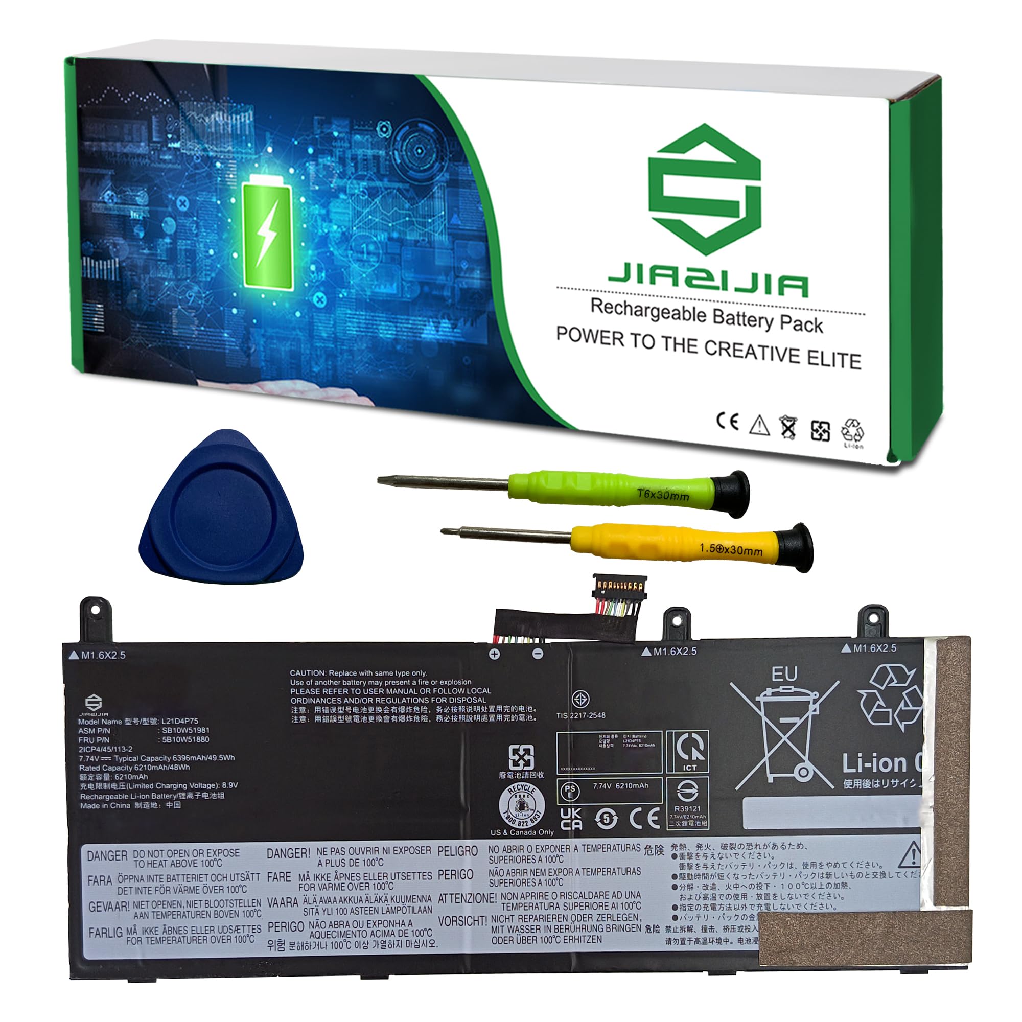 Amazon.com: JIAZIJIA L21D4P75 Laptop Battery Replacement for