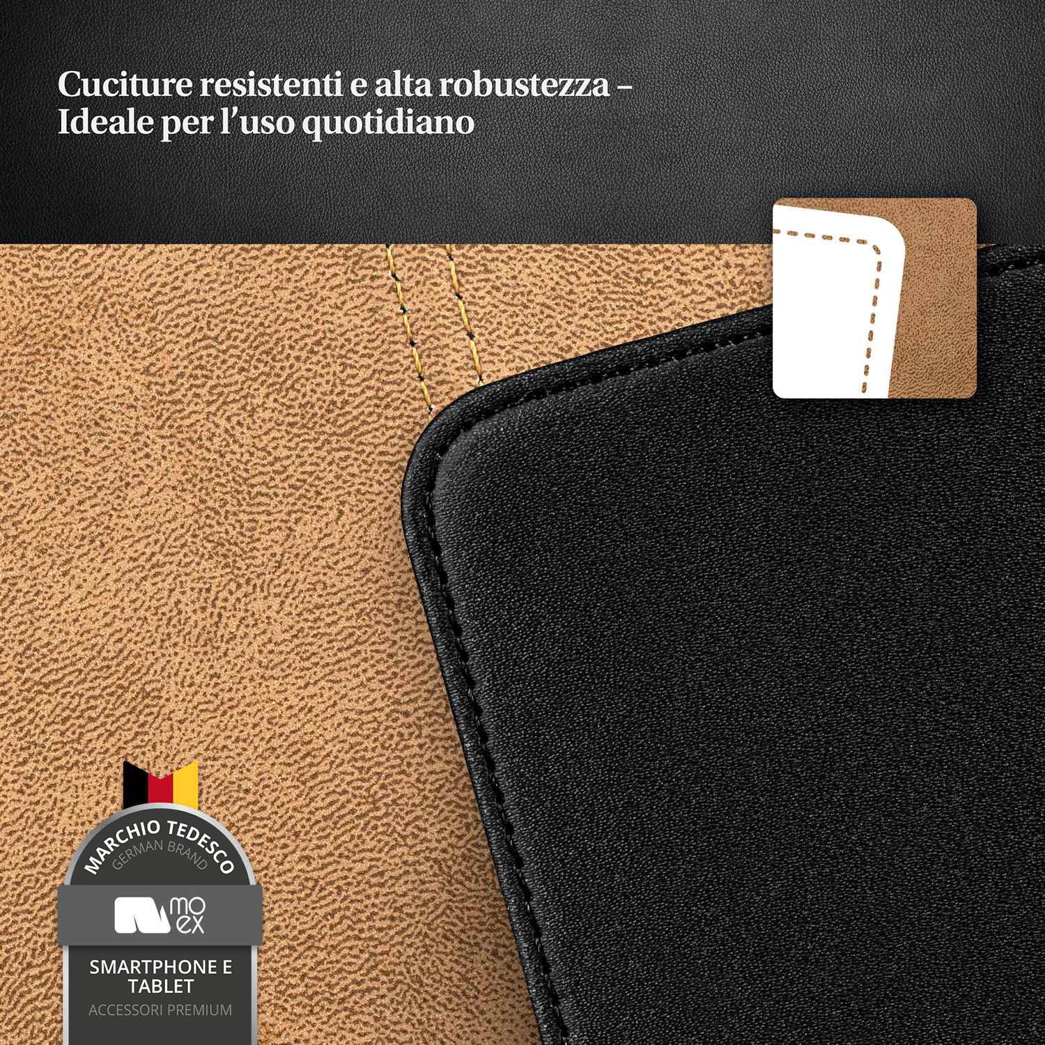 Moex – Custodia A Libro Per Huawei P50 Pro, Pelle Vegana, Chiusura Magnetica, Protezione 360° Con Aletta Verticale