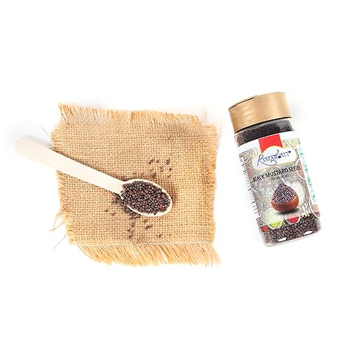 Miniatura 5 de Ramaroma Semillas de mostaza 4oz (113 g) All Natural  Apto para gluten  Semillas de mostaza naturales orgánicas pequeñas  Sarso  Especias indias