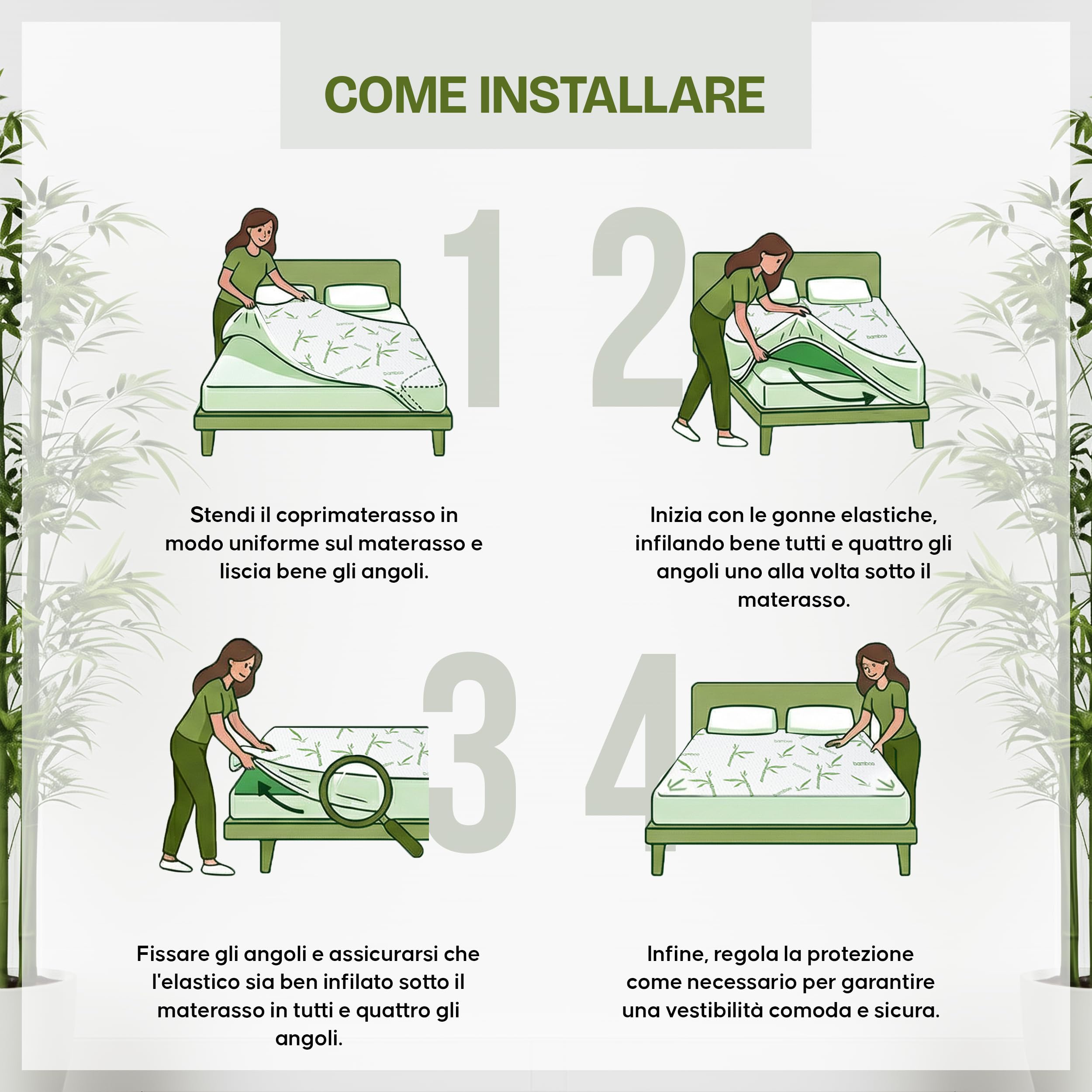 Utopia Bedding Coprimaterasso Matrimoniale Impermeabile 160 x 200 x 30 cm, Certificato OEKO-TEX, Proteggi Materasso, Traspirante, Lavabile, Stile Montato Tutto Intorno Elastico