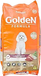 Ração Golden Fórmula Mini Bits para Cães Adultos Pequeno Porte Sabor Carne e Arroz, 15kg Premier Pet Para Todas Pequeno Adulto,