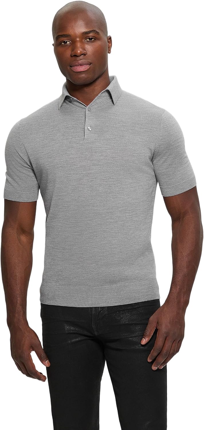 GUESS Fred Wool Polo Sweater