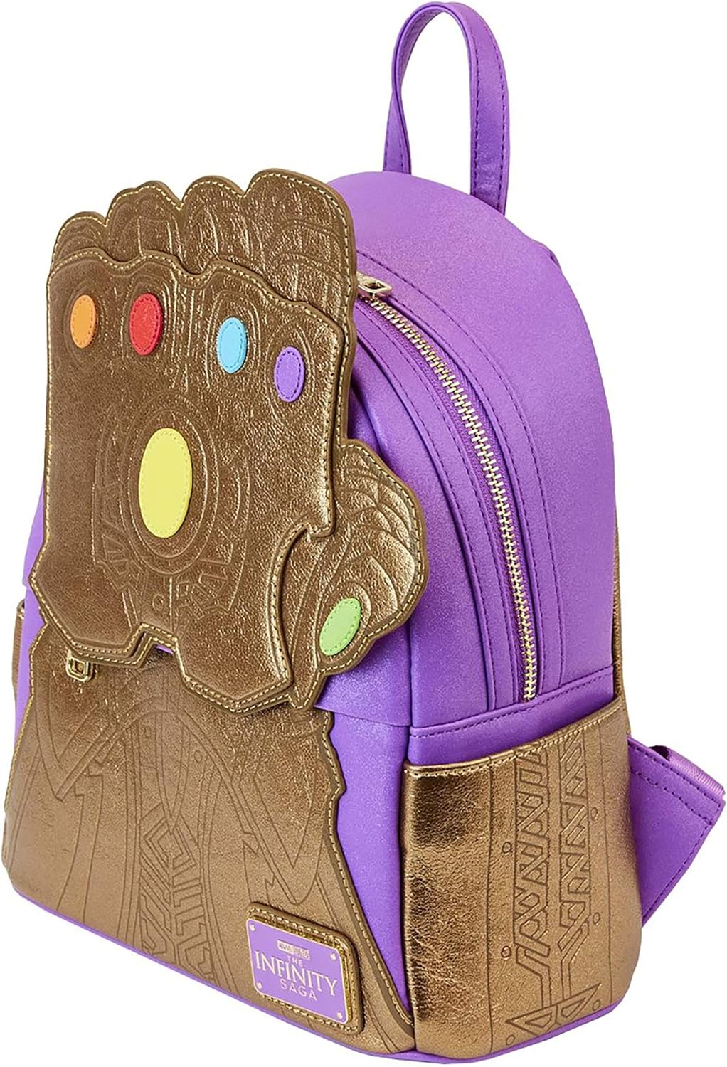Loungefly Marvel Shine Thanos Gauntlet Mini Backpack - Image 4