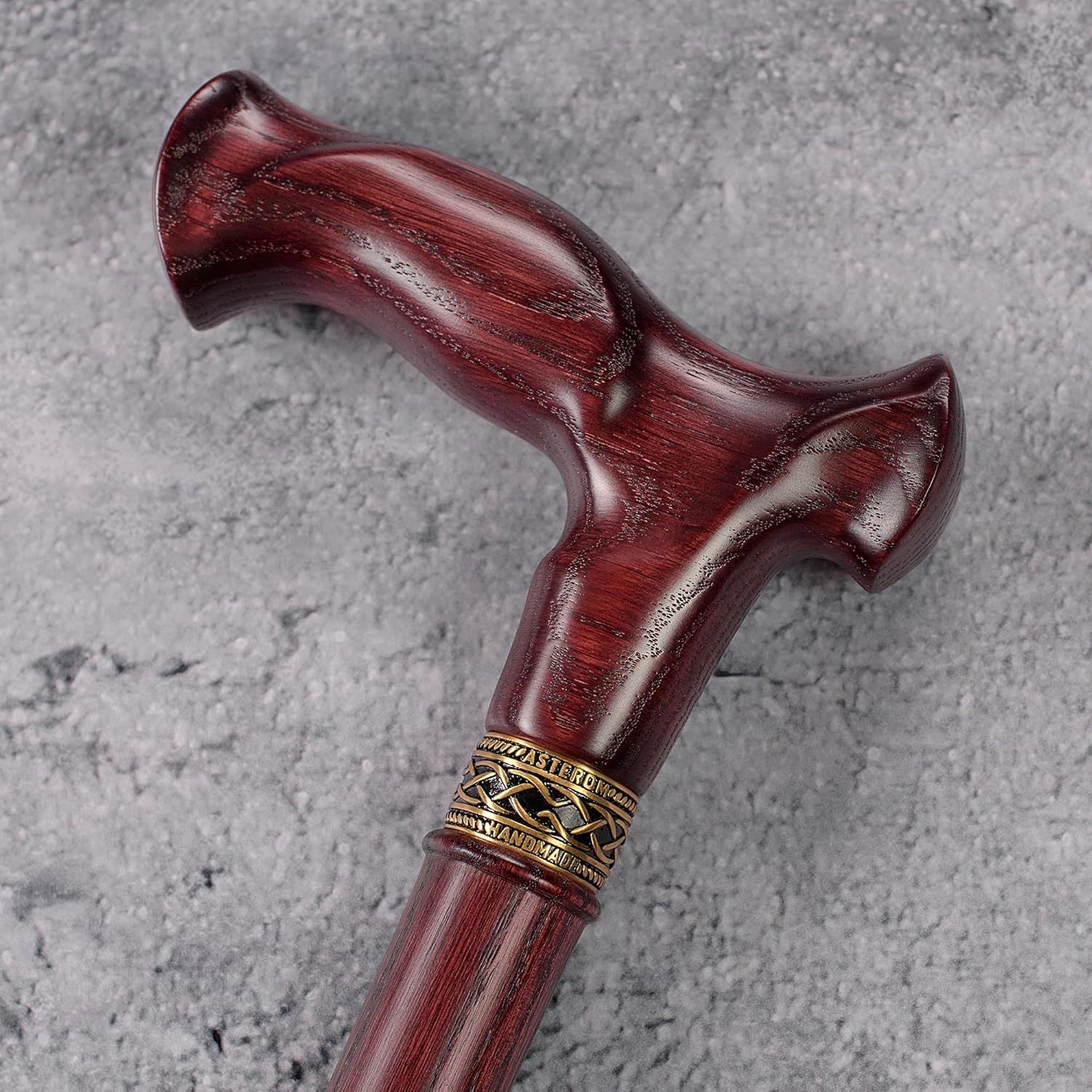 Asterom Walking Cane for Men & Women - Handmade, Ergonomic, Wooden Canes - Cool Walking Sticks for Seniors