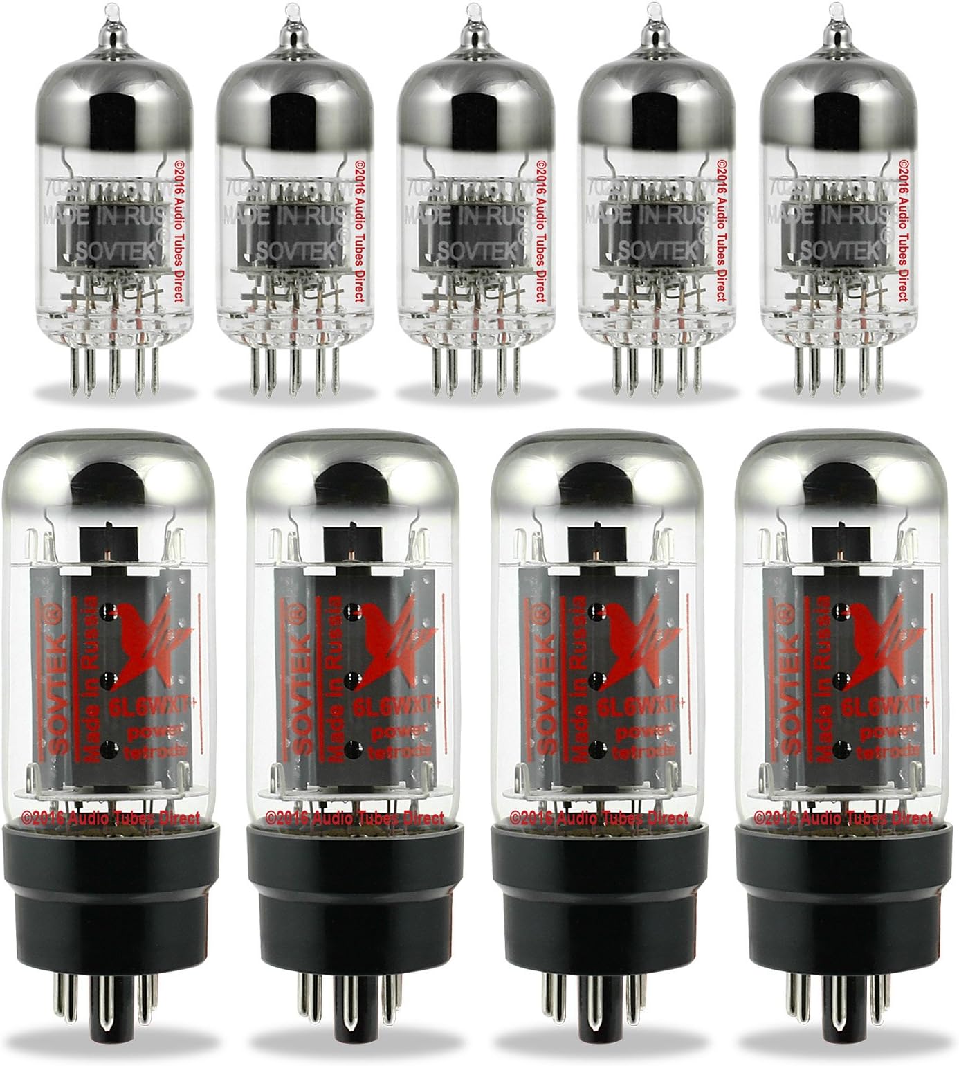 Sovtek Tube Kit For Mesa Boogie Mark III & Mark IV Amps 6L6WXT+ 12AX7WA