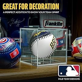 Franklin Sports Milwaukee Brewers MLB Team Baseball - MLB Team Logo Soft Baseballs - Toy Baseball for Kids - Great Decoration for Desks and Office