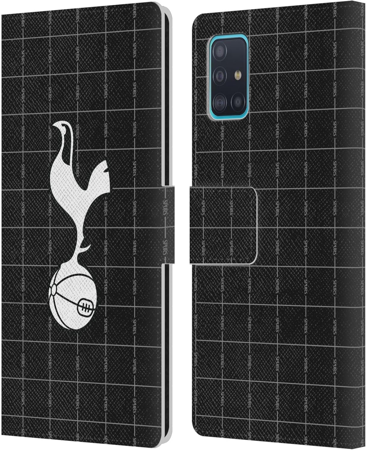 Head Case Designs Officially Licensed Tottenham Hotspur F.C. Away 2025/26 Badge Kit Leather Wallet Case Compatible with Samsung Galaxy A51 (2019)