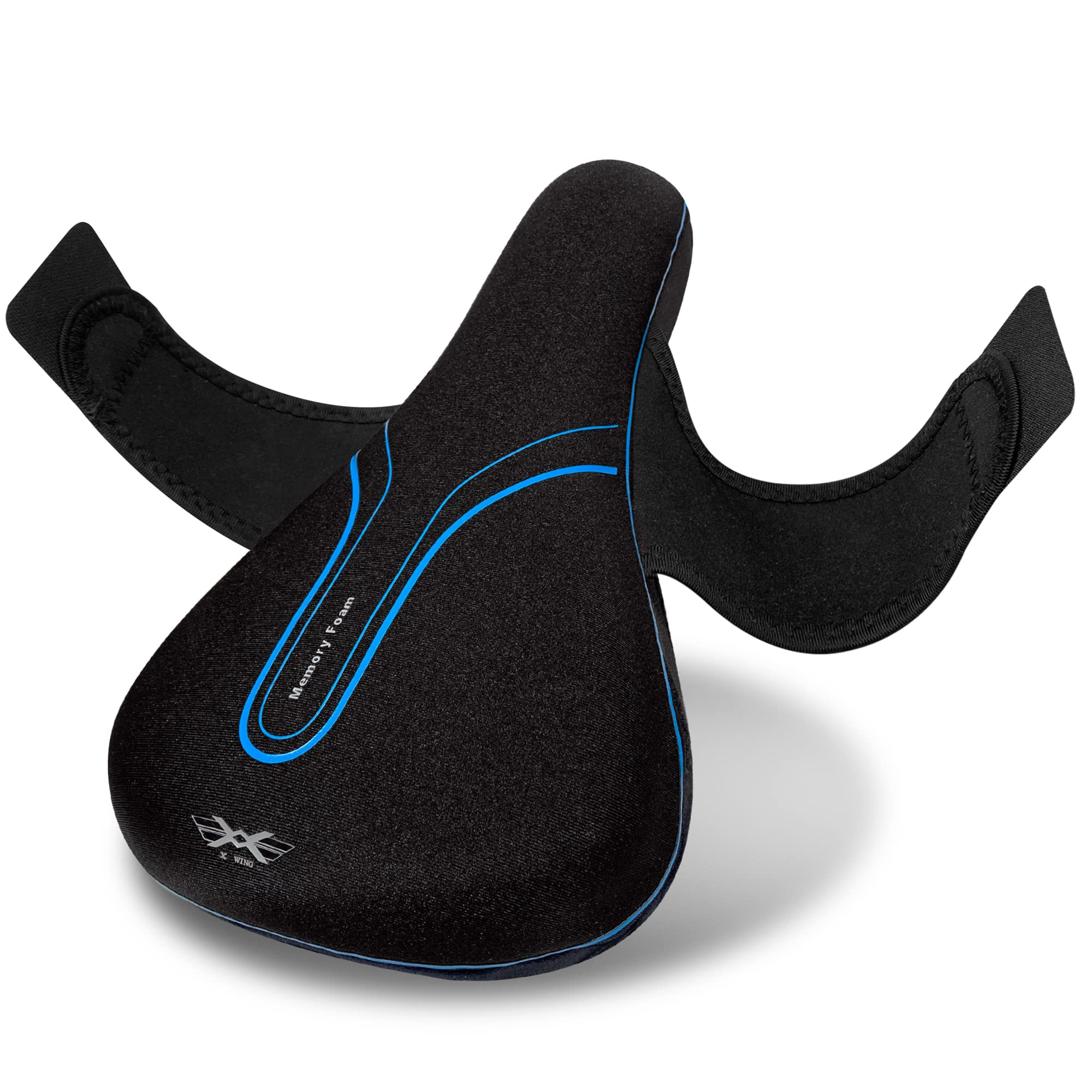 Housse De Selle De Vélo En Mousse À Mémoire X Wing Noir Bord