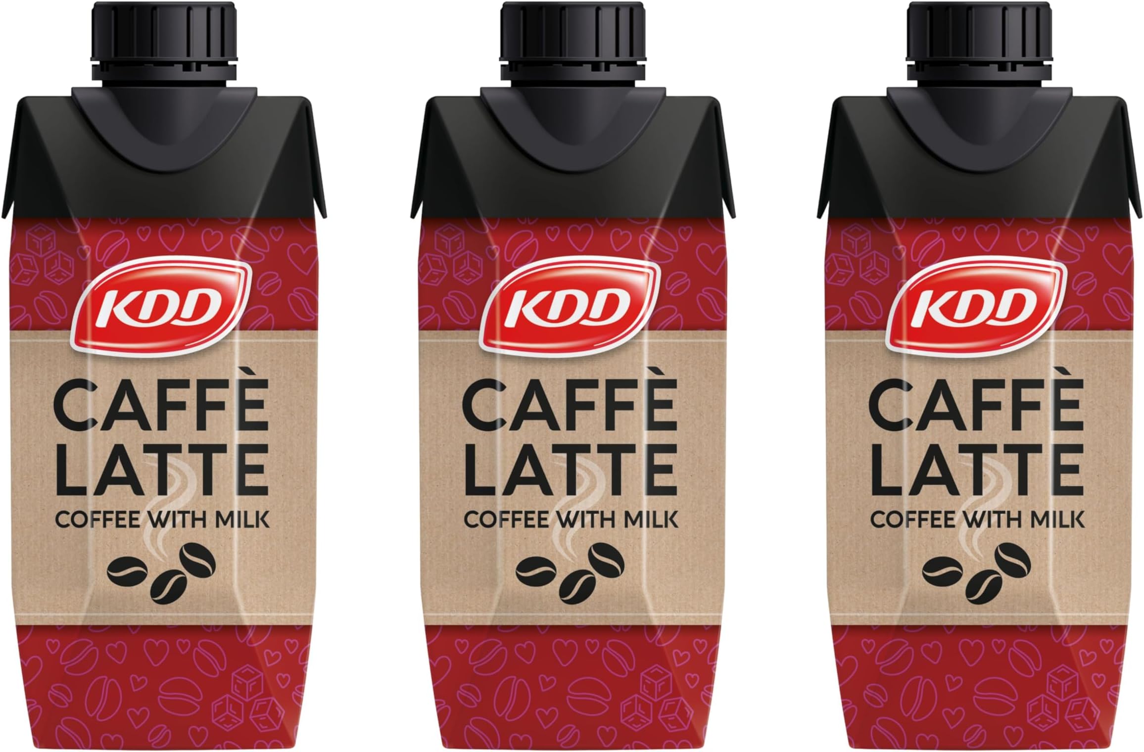 Latte Coffee with Milk 250 ml Pack of 3