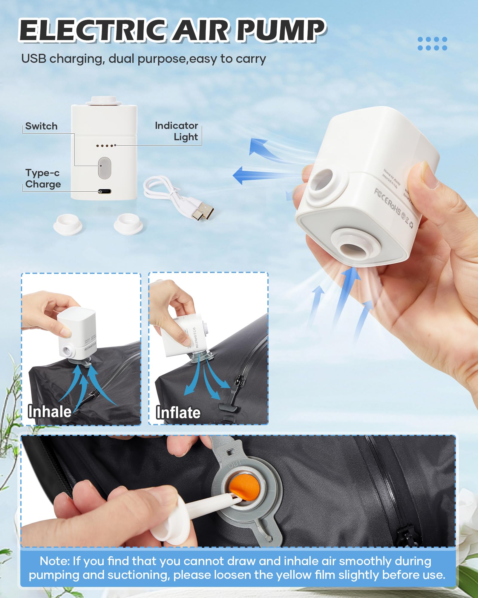 BJLFS Borse da Cabina per Ryanair 40×30×20 Zaino da Viaggio con Sottovuoto Bagaglio a Mano 40x20x25 Easyjet 45×36×20,Zaino Wizzair 40x30x20,Zaino Casual per laptop da 14 pollici per scuola