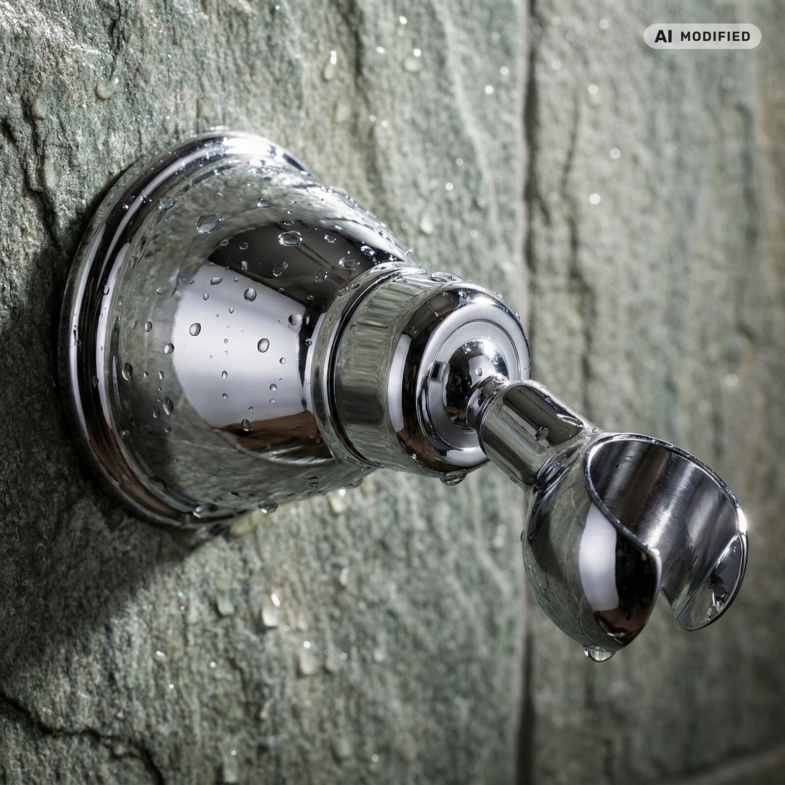 Paul Gurkes – Retro Diseño Latón ducha cabeza plana giratorio montaje en pared