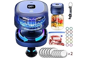 Electric Mason Jar Vacuum Sealer - Preserve Freshness with Easy Sealing