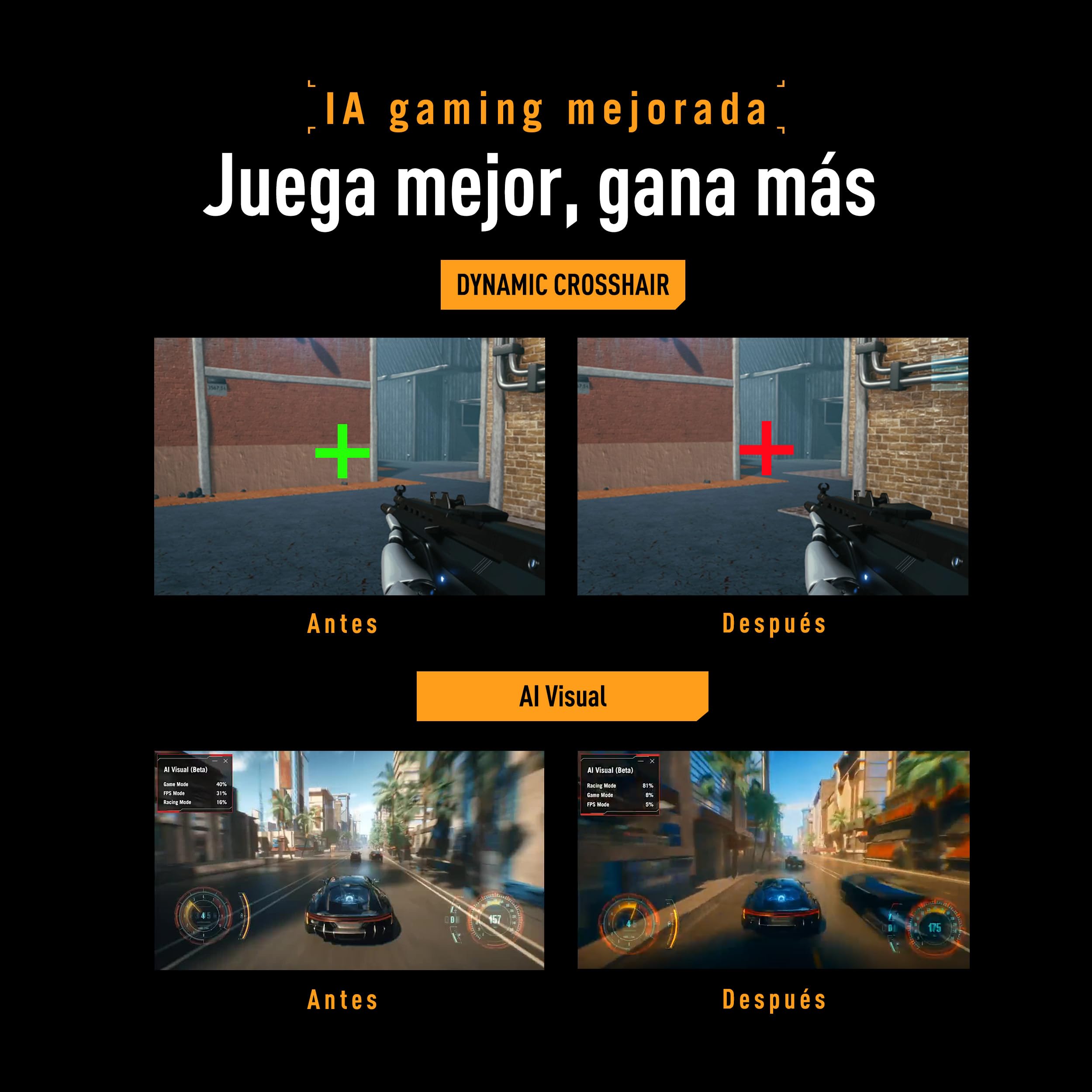 ASUS TUF Gaming VG279Q5R - Monitor de 27", Full HD (1920 x 1080), 200 Hz, Fast IPS, ELMB, 0,3 ms GTG (mín.), Altavoces estéreo, DisplayWidget Center, AI Visual — view 6