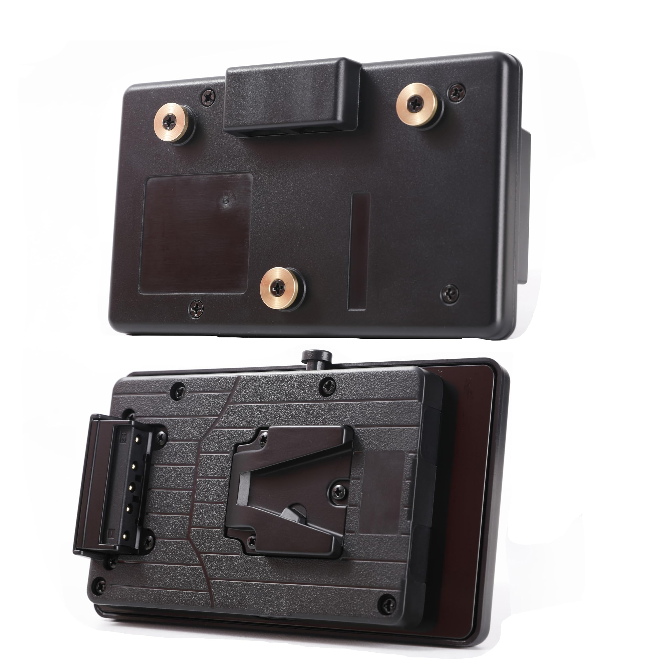 LSYRIAV-Lock V Mount to Gold Mount Battery Adapter Plate Converter Compatible with Anton-Bauer Sony HDV DSLR Rig Panasonic ARRI RED JVC Video (A-GP-S), for Battery Size from 100-120mm