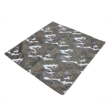 Cat Bed Mat, Cat Changing Pad Protective Comfy Waterproof Washable for Pet(Blue Ocean Waves)