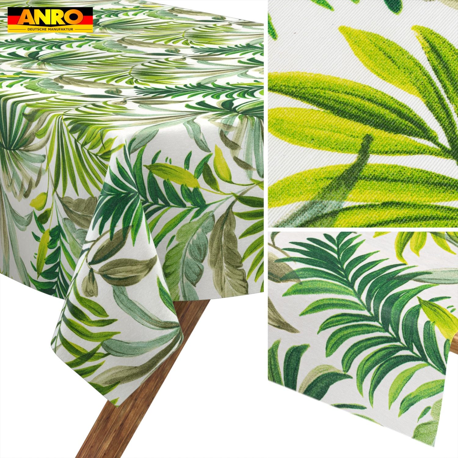 ANRO Obrus zmywalny Palmy 280x140 cm plamoodporny