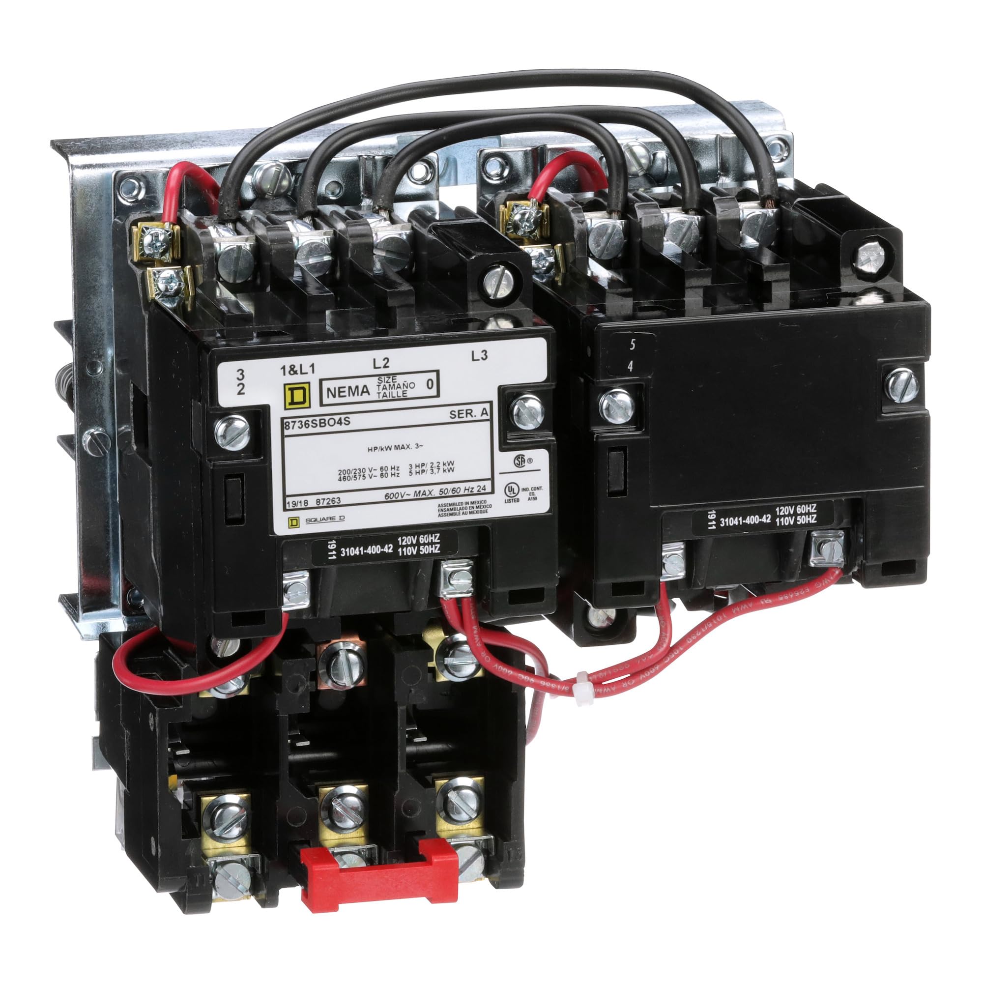 SCHNEIDER ELECTRIC 8736SBO4V02S Reversing Starter 600-Vac 18-Amp Nema Electrical Box