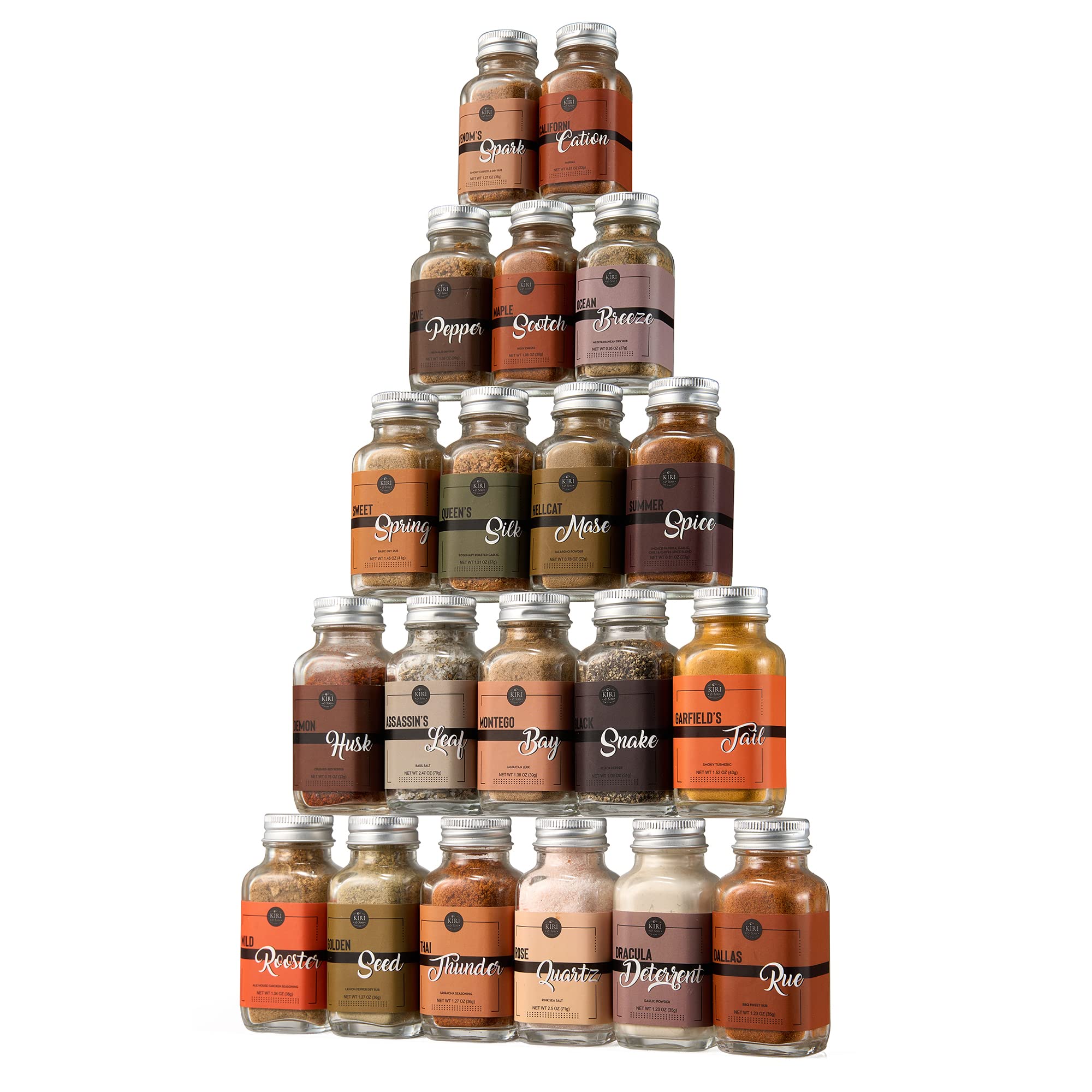 Gran Gourmet Smokehouse - Juego de especias para barbacoa, 35.4 g cada uno, juego de especias y condimentos, regalo para padre, comida al aire libre, sabores incluye chipotle ahumado, frote seco,
