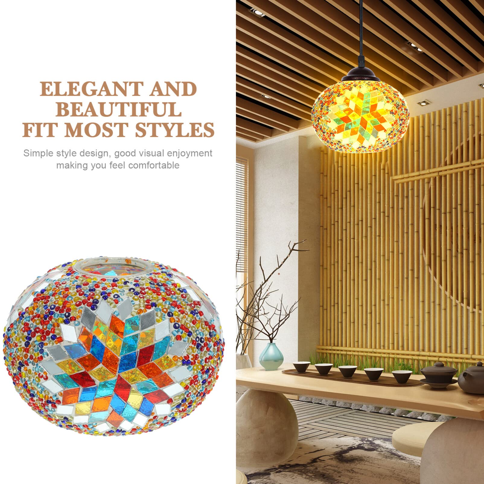 Amazon.co.jp: TOYMYTOY ステンド ガラス ランプシェード スタイル