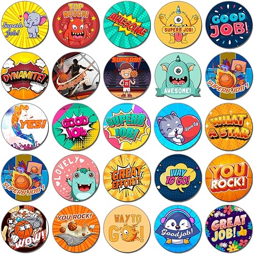 GOLEEX Calcomanías de vinilo impermeables para decoración de fiestas de animales paquete de 63 unidades calcomanías a granel para baby shower sobres