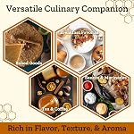 Altay Raw Acacia Chérie - 100% Pure, non filtrée, non pasteurisée, d'origine éthique - Jaune en verre, 908g / 35.2oz