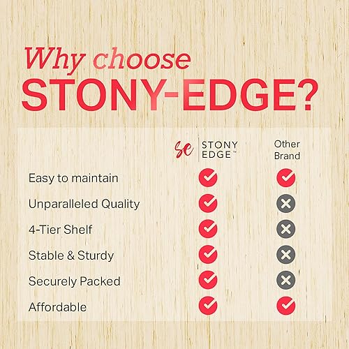 Miniatura 6 de Estantería plegable de 4 niveles  Acabado de madera espresso  45 x 16 x 11.5 pulgadas  Estante para libros y baratijas  No requiere montaje