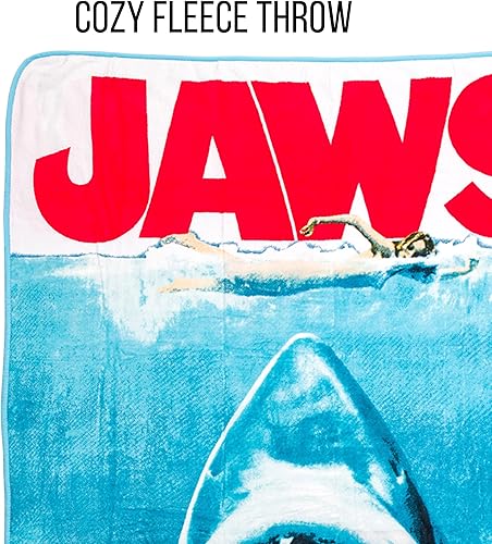 Miniatura 2 de Silver Buffalo Manta de forro polar, 45 x 60 pulgadas, mandíbulas