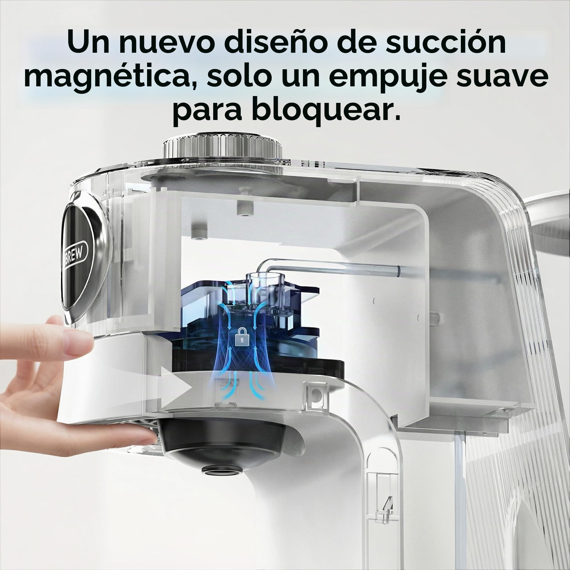 HIBREW H3C Cafetera Monodosis 3 en 1, 7 Niveles de Temperatura | Compatible con Ápsulas NS*/DG* y Café Molido, Depósito 1400ml Extraíble, Compacta para Casa Oficina Hotel