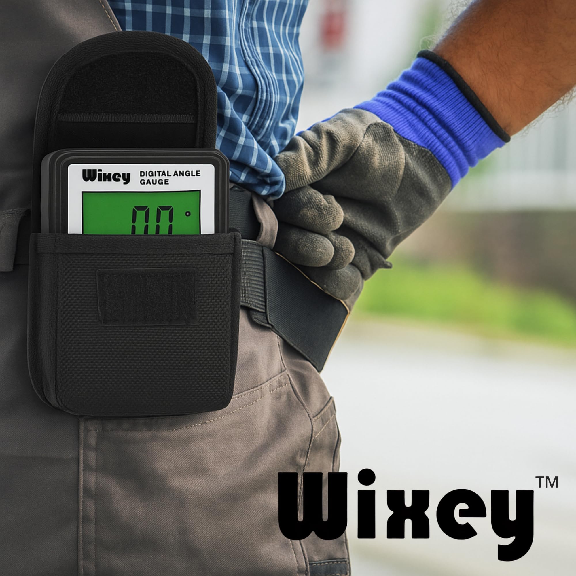 Wixey Digital Angle Gauge Type 2 with Magnetic Base and Backlight