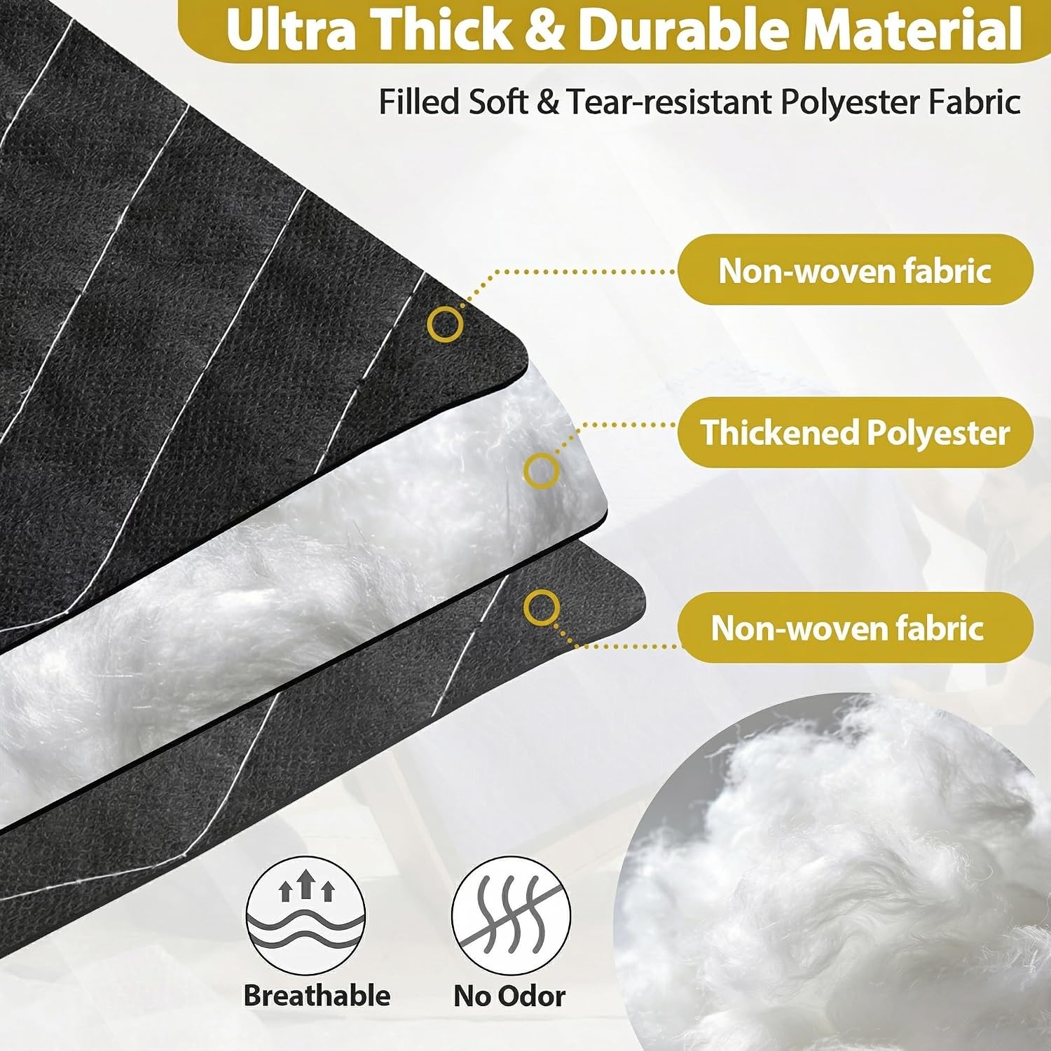 Nouva 12 Moving Blankets 80"x 72" (65 lb/Dozen) Heavy Duty Packing Blankets, Moving Shipping Wrapping Thick Furniture Pads for Moving,Padded Quilted Mover Blankets