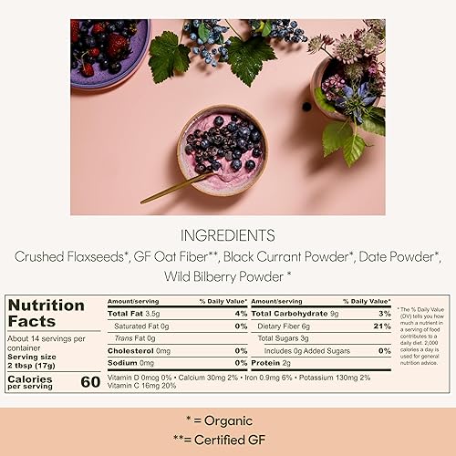 Miniatura 5 de Puuro Polvo de fibra prebiótica para la salud intestinal y el alivio del estreñimiento, 0.23 oz de fibra por porción, fibra soluble e insoluble de